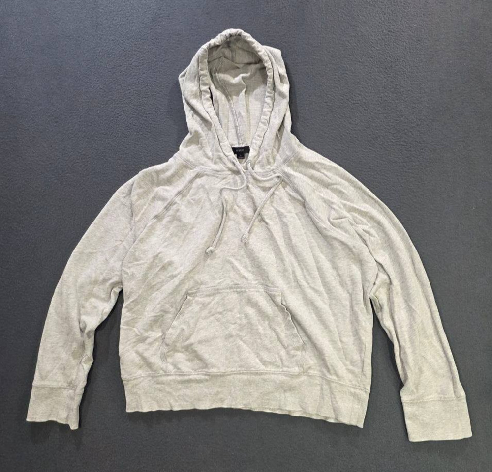 J. CREW '83 fleece hoodie in gray Size womens Size Small A010824